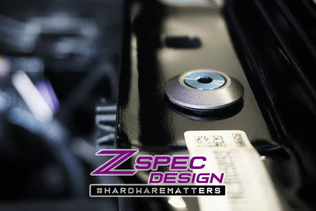 ZSPEC DESIGN - ZSPEC DESIGN "STAGE 3" DRESS - UP FASTENER KIT FOR 21+ FORD BRONCO 2.7L, TITANIUM & BILLET - Panda Motorworks