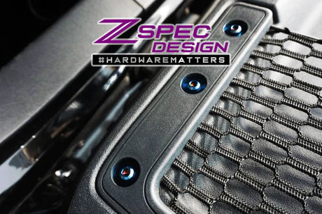 ZSPEC DESIGN - ZSPEC DESIGN "STAGE 3" DRESS - UP FASTENER KIT FOR 21+ FORD BRONCO 2.7L, TITANIUM & BILLET - Panda Motorworks