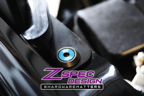 ZSPEC DESIGN - ZSPEC DESIGN "STAGE 3" DRESS - UP FASTENER KIT FOR 21+ FORD BRONCO 2.7L, TITANIUM & BILLET - Panda Motorworks