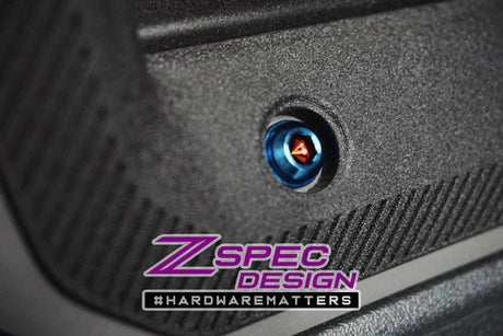 ZSPEC DESIGN - ZSPEC DESIGN "STAGE 3" DRESS - UP FASTENER KIT FOR 21+ FORD BRONCO 2.7L, TITANIUM & BILLET - Panda Motorworks