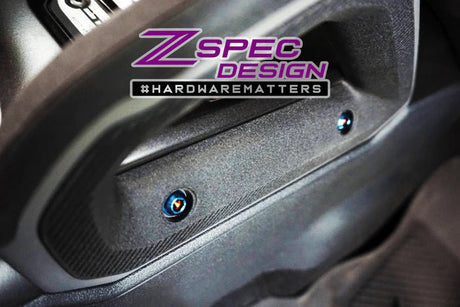 ZSPEC DESIGN - ZSPEC DESIGN "STAGE 3" DRESS - UP FASTENER KIT FOR 21+ FORD BRONCO 2.7L, TITANIUM & BILLET - Panda Motorworks