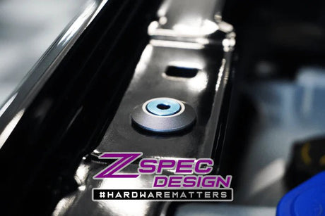 ZSPEC DESIGN - ZSPEC DESIGN "STAGE 3" DRESS - UP FASTENER KIT FOR 21+ FORD BRONCO 2.7L, TITANIUM & BILLET - Panda Motorworks