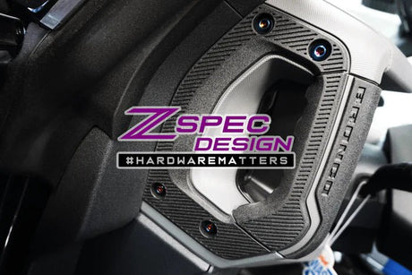 ZSPEC DESIGN - ZSPEC DESIGN "STAGE 3" DRESS - UP FASTENER KIT FOR 21+ FORD BRONCO 2.7L, TITANIUM & BILLET - Panda Motorworks